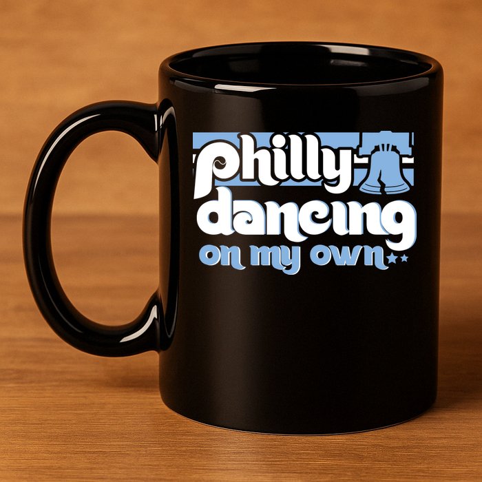 70s 80s Philly Dancing On My Own Philadelphia Baseball 11oz C Handle Ceramic Mug