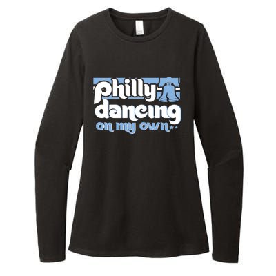 70s 80s Philly Dancing On My Own Philadelphia Baseball Womens CVC Long Sleeve Shirt