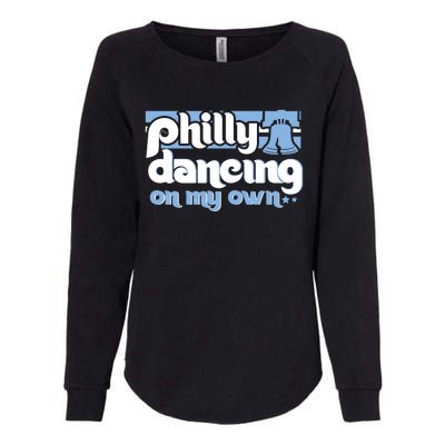 70s 80s Philly Dancing On My Own Philadelphia Baseball Womens California Wash Sweatshirt