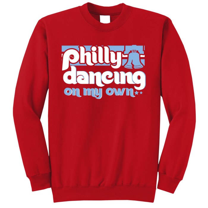 70s 80s Philly Dancing On My Own Philadelphia Baseball Sweatshirt