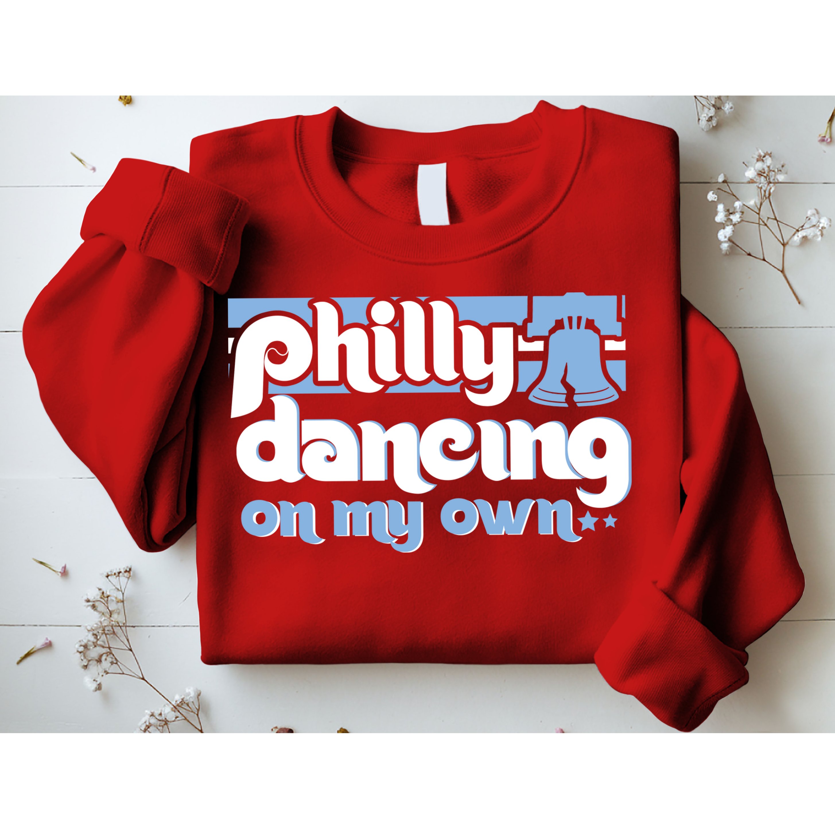 70s 80s Philly Dancing On My Own Philadelphia Baseball Sweatshirt