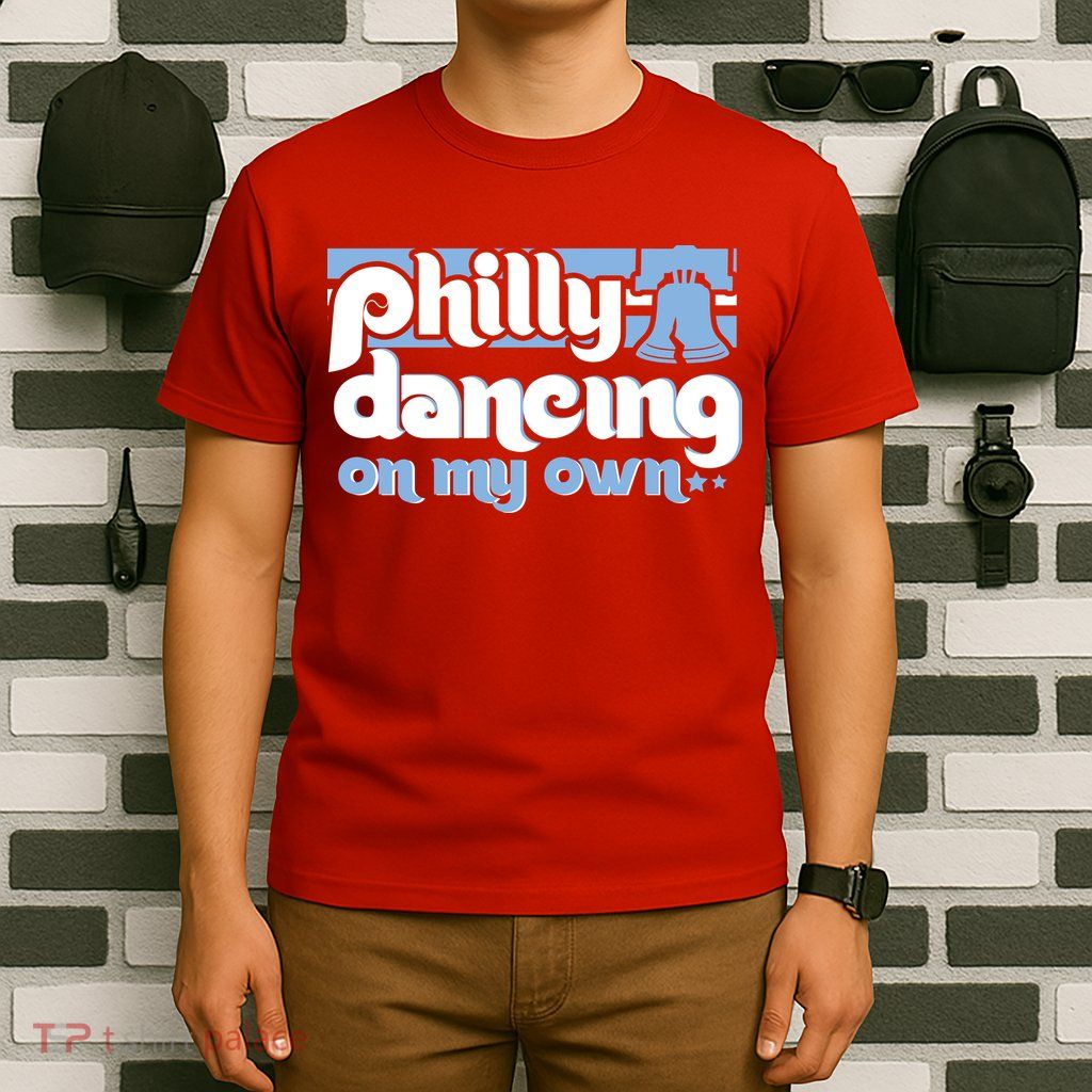 70s 80s Philly Dancing On My Own Philadelphia Baseball T-Shirt