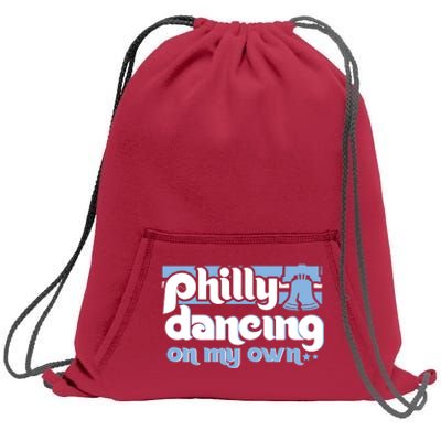 70s 80s Philly Dancing On My Own Philadelphia Baseball Sweatshirt Cinch Pack Bag