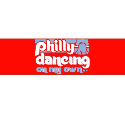 70s 80s Philly Dancing On My Own Philadelphia Baseball Bumper Sticker