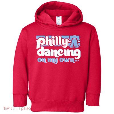 70s 80s Philly Dancing On My Own Philadelphia Baseball Toddler Hoodie