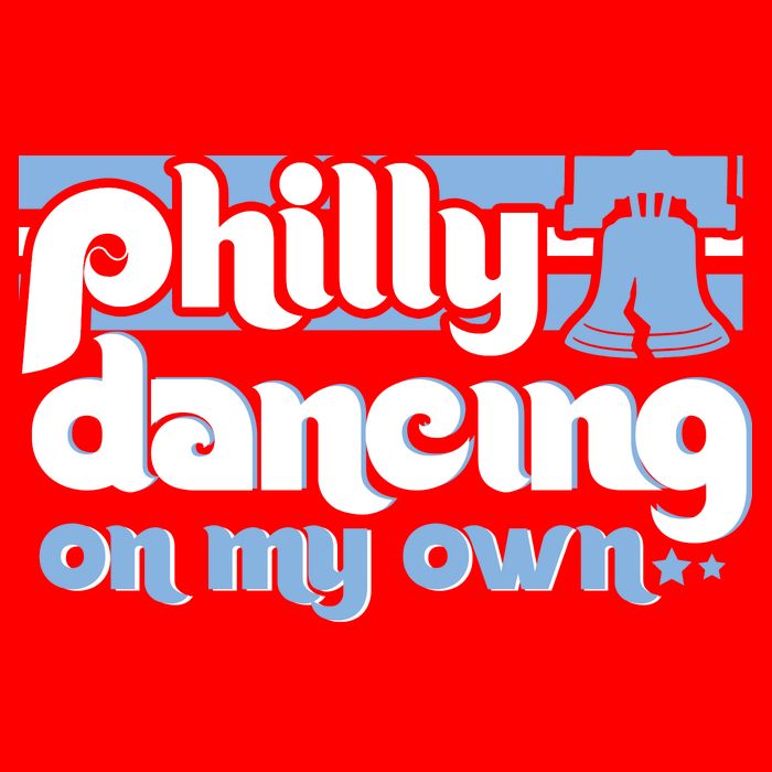 70s 80s Philly Dancing On My Own Philadelphia Baseball Ladies Long Sleeve Shirt