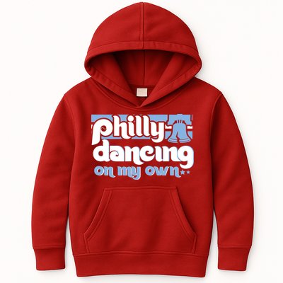 70s 80s Philly Dancing On My Own Philadelphia Baseball Kids Hoodie