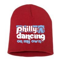 70s 80s Philly Dancing On My Own Philadelphia Baseball Short Acrylic Beanie