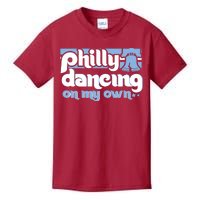 70s 80s Philly Dancing On My Own Philadelphia Baseball Kids T-Shirt