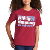 70s 80s Philly Dancing On My Own Philadelphia Baseball Kids T-Shirt
