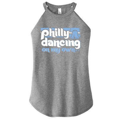 70s 80s Philly Dancing On My Own Philadelphia Baseball Women's Perfect Tri Rocker Tank