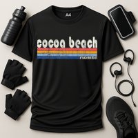 70s 80s Style Cocoa Beach Fl Performance Shirt