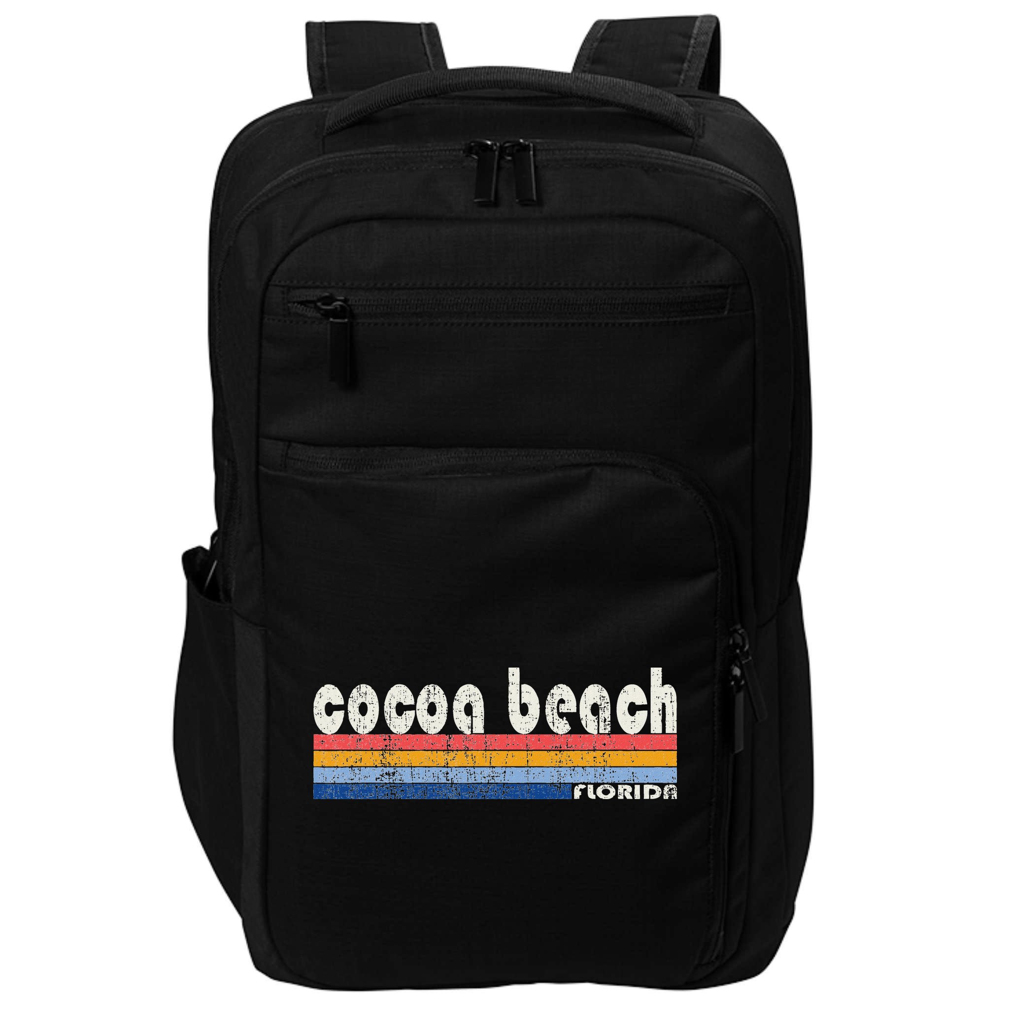 70s 80s Style Cocoa Beach Fl Impact Tech Backpack