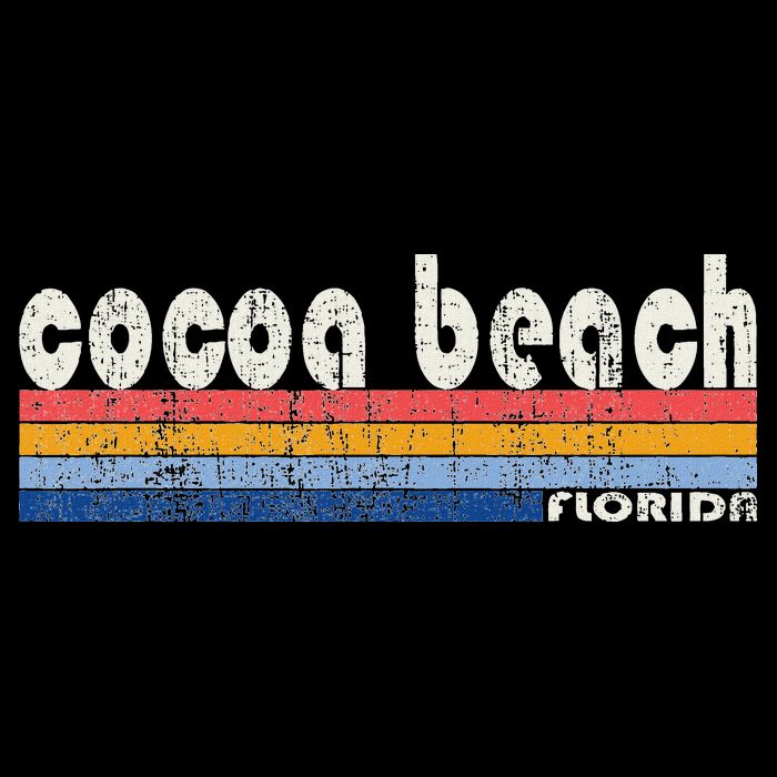 70s 80s Style Cocoa Beach Fl Bucket Hat