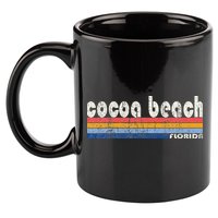 70s 80s Style Cocoa Beach Fl 11oz C Handle Ceramic Mug
