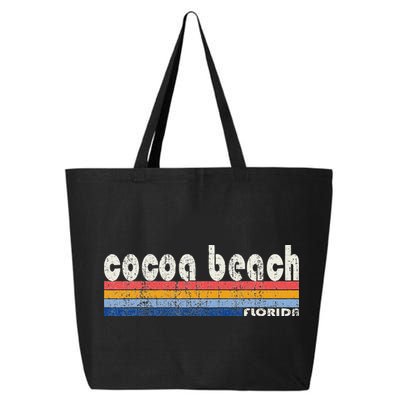 70s 80s Style Cocoa Beach Fl 25L Jumbo Tote