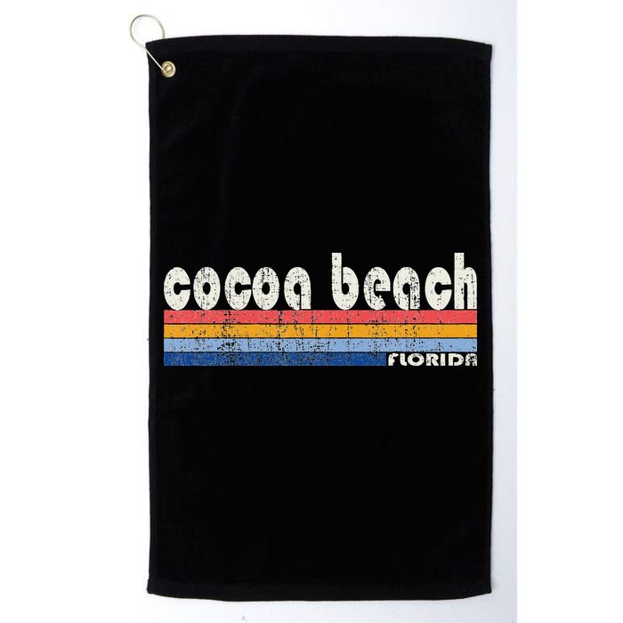 70s 80s Style Cocoa Beach Fl Golf Towel