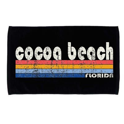 70s 80s Style Cocoa Beach Fl Microfiber Hand Towel