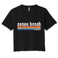 70s 80s Style Cocoa Beach Fl Crop Top