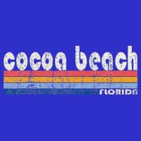 70s 80s Style Cocoa Beach Fl Full-Length Apron With Pockets