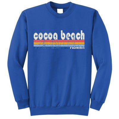 70s 80s Style Cocoa Beach Fl Sweatshirt