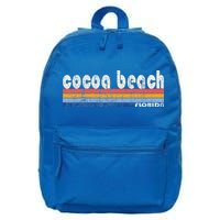 70s 80s Style Cocoa Beach Fl 16 in Basic Backpack