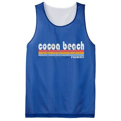 70s 80s Style Cocoa Beach Fl Mesh Reversible Basketball Jersey Tank