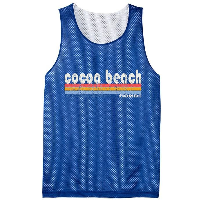 70s 80s Style Cocoa Beach Fl Mesh Reversible Basketball Jersey Tank