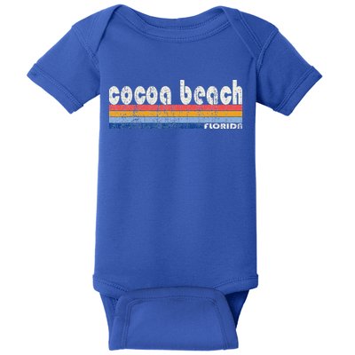 70s 80s Style Cocoa Beach Fl Baby Bodysuit