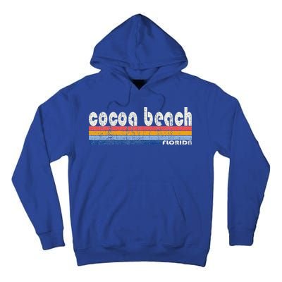 70s 80s Style Cocoa Beach Fl Tall Hoodie