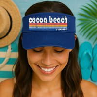 70s 80s Style Cocoa Beach Fl Visor