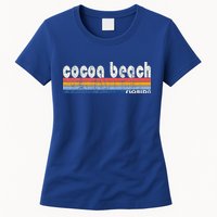 70s 80s Style Cocoa Beach Fl Womens T-Shirt