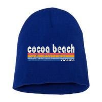 70s 80s Style Cocoa Beach Fl Short Acrylic Beanie