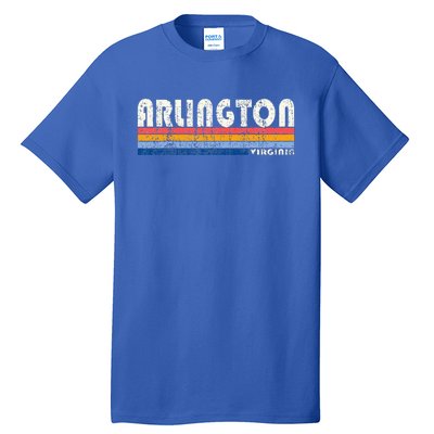 70s 80s Style Arlington Va Tall T-Shirt