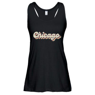 70s 80s USA City Vintage Chicago Ladies Essential Flowy Tank