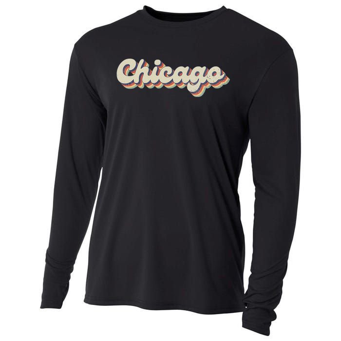 70s 80s USA City Vintage Chicago Cooling Performance Long Sleeve Crew