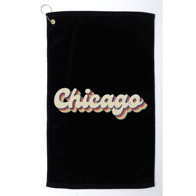 70s 80s USA City Vintage Chicago Golf Towel