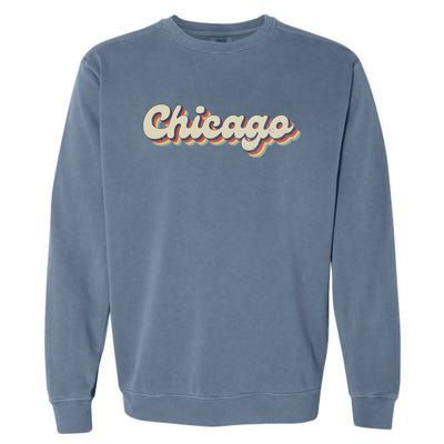 70s 80s USA City Vintage Chicago Garment-Dyed Sweatshirt