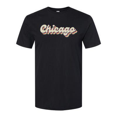 70s 80s USA City Vintage Chicago Softstyle® CVC T-Shirt