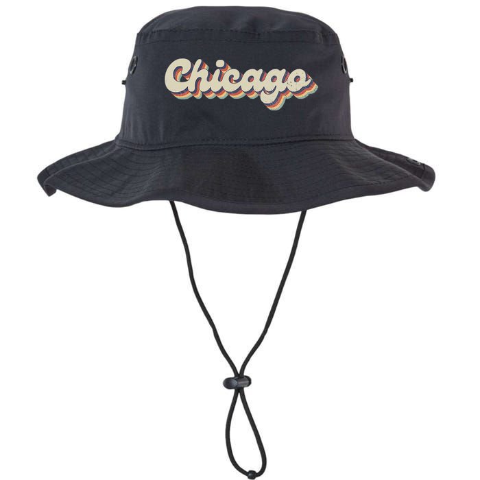 70S 80S Usa City Vintage Chicago Legacy Cool Fit Booney Bucket Hat