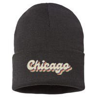 70S 80S Usa City Vintage Chicago Sustainable Knit Beanie