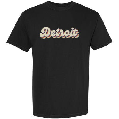 70S 80S Usa City Vintage Detroit Garment-Dyed Heavyweight T-Shirt