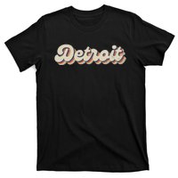 70S 80S Usa City Vintage Detroit T-Shirt