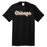 70S 80S Usa City Vintage Chicago Tall T-Shirt