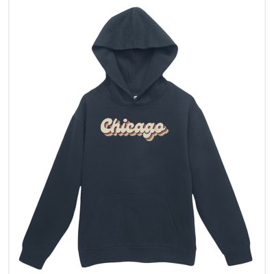 70S 80S Usa City Vintage Chicago Urban Pullover Hoodie