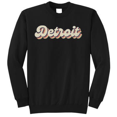 70S 80S Usa City Vintage Detroit Sweatshirt