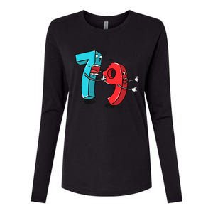 7 Ate (8) 9 Funny Math Womens Cotton Relaxed Long Sleeve T-Shirt