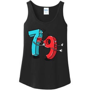 7 Ate (8) 9 Funny Math Ladies Essential Tank