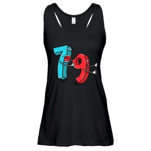 7 Ate (8) 9 Funny Math Ladies Essential Flowy Tank