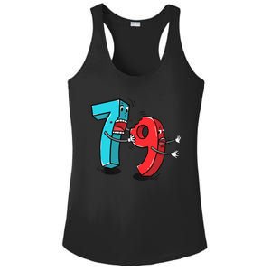 7 Ate (8) 9 Funny Math Ladies PosiCharge Competitor Racerback Tank